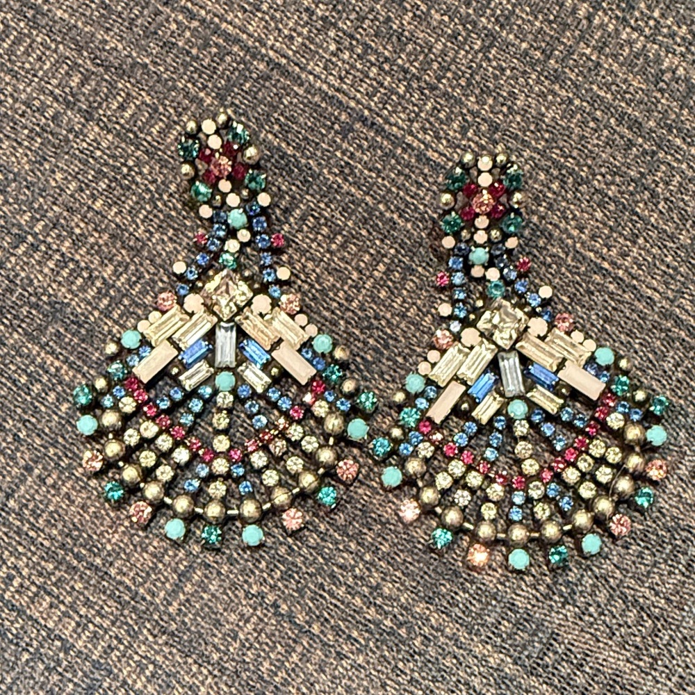 Dannijo Multicolor Statement Earrings - image 2